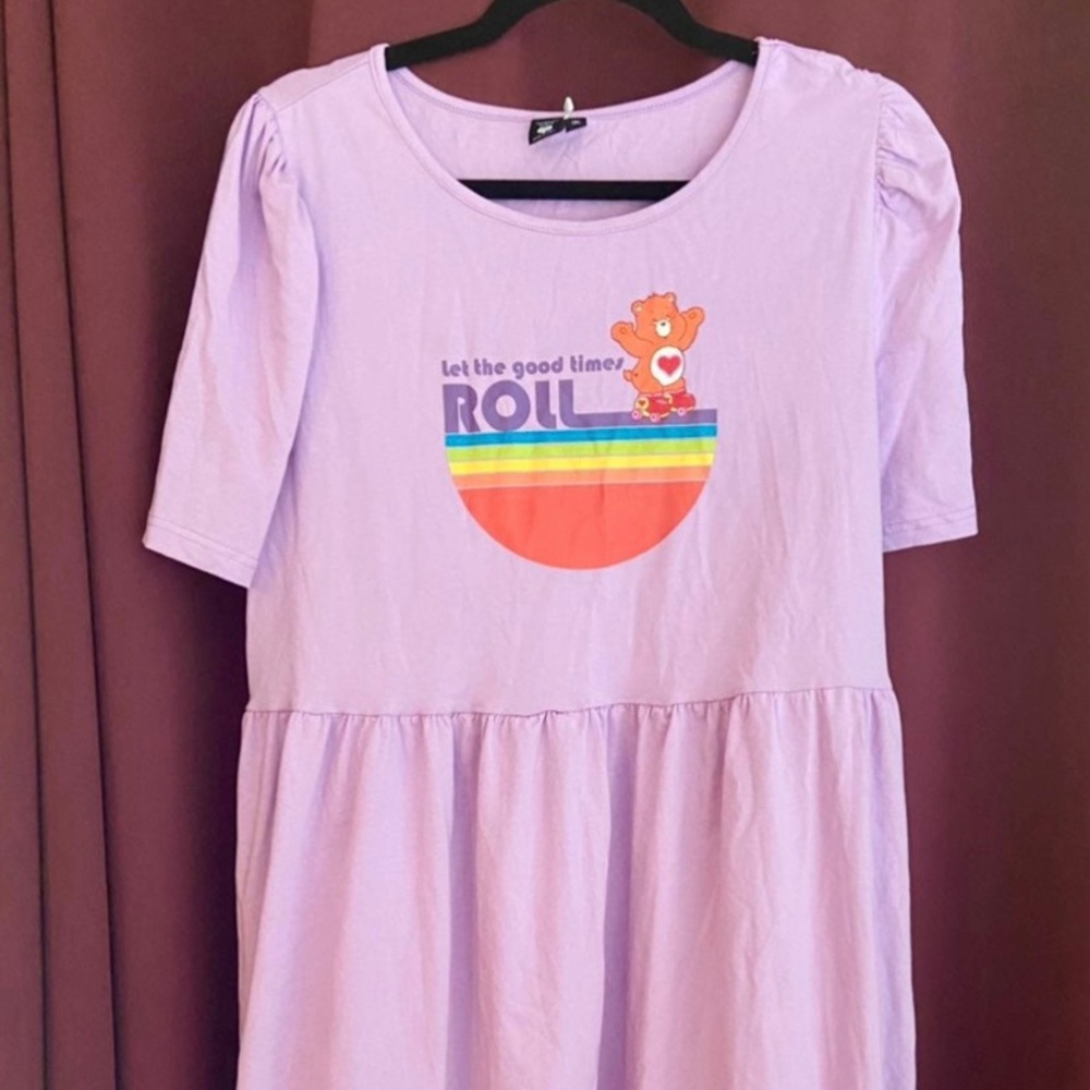 Care Bears Let the good times roll purple dress